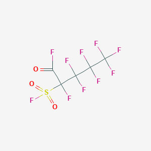 molecular formula C5F10O3S B12062218 Perfluoro-2-(fluorosulfonyl)pentanoyl fluoride 