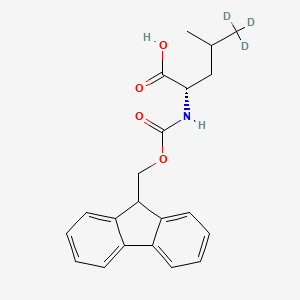 molecular formula C21H23NO4 B12062247 Fmoc-leucine-d3 