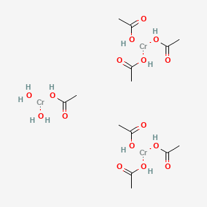 molecular formula C14H32Cr3O16 B12062257 Chromium(III) acetate hydroxide 