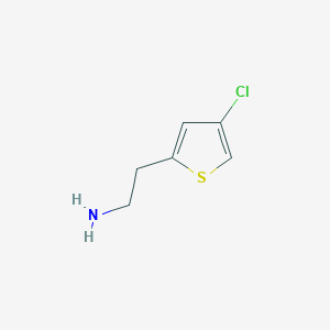 molecular formula C6H8ClNS B12062322 2-(4-Chlorothiophen-2-yl)ethanamine 