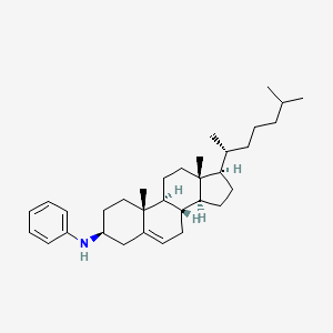 molecular formula C33H51N B12062332 Cholesterylaniline 