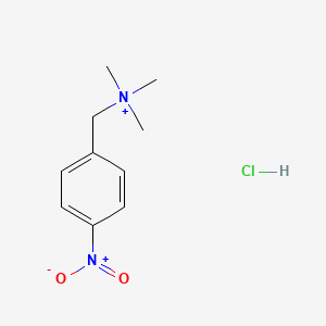 molecular formula C10H16ClN2O2+ B12062345 trimethyl-[(4-nitrophenyl)methyl]azanium;hydrochloride 