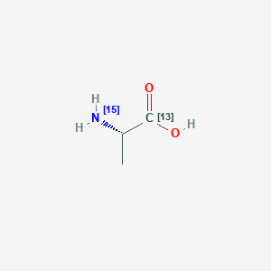 molecular formula C3H7NO2 B12062408 L-Alanine-1-13C,15N 