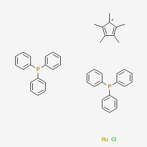 molecular formula C46H45ClP2Ru B12062468 CID 16218260 