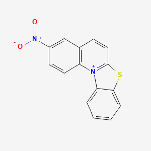 3-Nitrobenzothiazolo(3,2-a)quinolinium