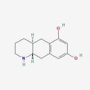 6,8-Dihydroxy-1,2,3,4,4a,5,10,10a-octahydrobenzo(g)quinoline