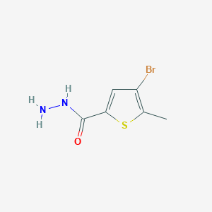 molecular formula C6H7BrN2OS B12062678 4-Bromo-5-methylthiophene-2-carbohydrazide 