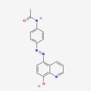 5-(p-Acetamidophenylazo)-8-quinolinol hydrochloride