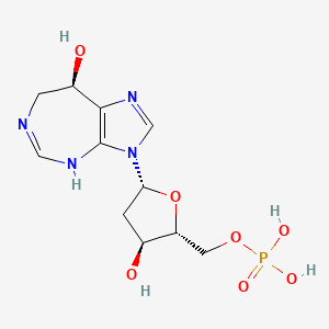 molecular formula C11H17N4O7P B1206274 2'-Deoxycoformycin 5'-phosphate CAS No. 72490-67-6