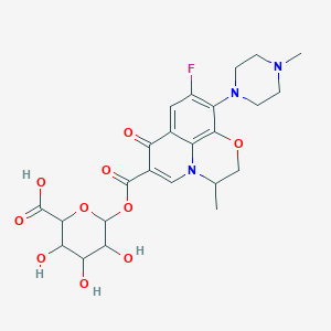 molecular formula C24H28FN3O10 B12062780 Levofloxacin acyl-b-D-glucuronide 