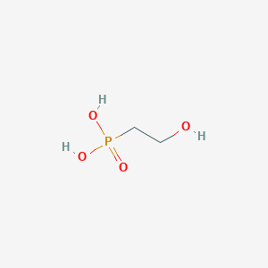 molecular formula C2H7O4P B120628 (2-Hydroxyethyl)phosphonic acid CAS No. 22987-21-9
