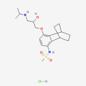 1-Isopropylamino-3-(8-methanesulfonamido-1,4-ethano-1,2,3,4-tetrahydro-5-naphthoxy)propan-2-ol