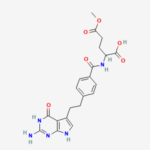 molecular formula C21H23N5O6 B12062873 Pemetrexed-5-methyl ester 
