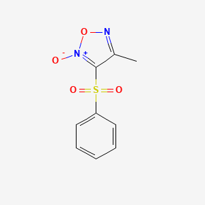4-Methyl-3-(phenylsulfonyl)furoxan