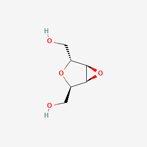 molecular formula C6H10O4 B1206294 2,5-3,4-Dianhydro-D-altritol CAS No. 84518-62-7