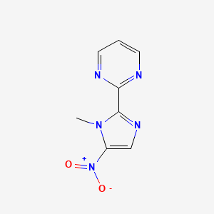 2-(1-Methyl-5-nitro-2-imidazolyl)pyrimidine