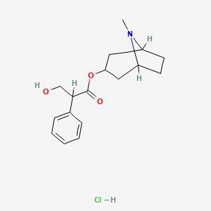 molecular formula C17H23NO3 B1206307 L-Hyoscyamine (Standard) CAS No. 5934-50-9