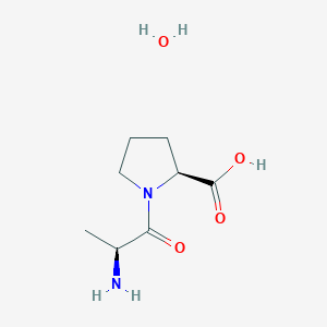 molecular formula C8H16N2O4 B12063073 L-Alanyl-L-proline hydrate 