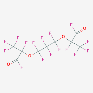 molecular formula C9F16O4 B12063116 Perfluoro-2,8-dimethyl-3,7-dioxanonane-1,9-dioyl difluoride 