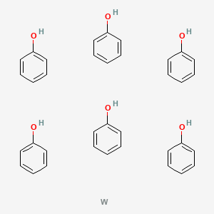 molecular formula C36H36O6W B12063126 phenol;tungsten 