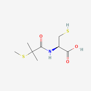 N-(2-Methyl-2-(methylthio)propionyl)-L-cysteine