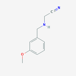 molecular formula C10H12N2O B12063167 2-(3-Methoxybenzylamino)acetonitrile 