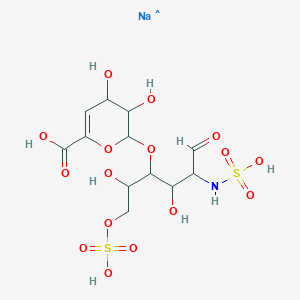 molecular formula C12H19NNaO16S2 B12063191 alpha-DeltaUA-[1->4]-GlcNS-6S 