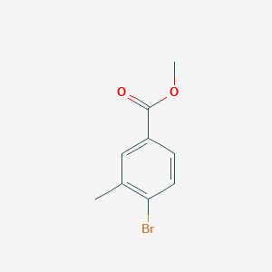 molecular formula C9H9BrO2 B120632 Methyl 4-bromo-3-methylbenzoate CAS No. 148547-19-7
