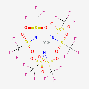 molecular formula C6F18N3O12S6Y B12063201 Yttrium(III)bis(trifluoromethanesulfonyl)imide 