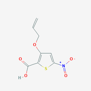 molecular formula C8H7NO5S B12063203 3-(Allyloxy)-5-nitrothiophene-2-carboxylic acid 