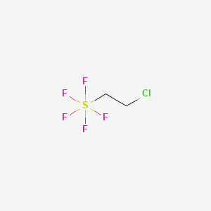 molecular formula C2H4ClF5S B12063238 (2-Chloroethyl)pentafluorosulfur CAS No. 762-56-1