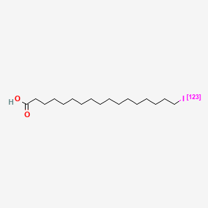 Heptadecanoic-17-(123)I acid