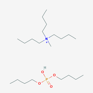 molecular formula C21H49NO4P+ B12063270 di-N-butyl phosphate; tributylmethylammonium 