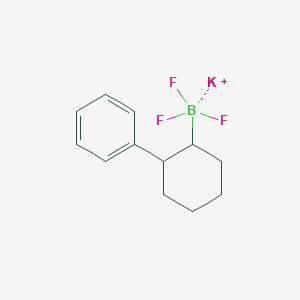 molecular formula C12H15BF3K B12063292 Potassium trifluoro(2-phenylcyclohexyl)borate 