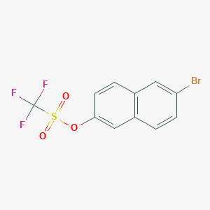 molecular formula C11H6BrF3O3S B120633 6-Bromo-2-naphthyl Trifluoromethanesulfonate CAS No. 151600-02-1