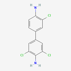 molecular formula C12H9Cl3N2 B1206330 3,3',5-Trichlorobenzidine CAS No. 63390-12-5