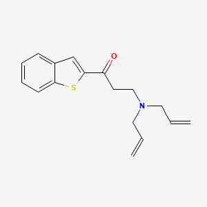 2-(3-(Diallylamino)propionyl)benzothiophene