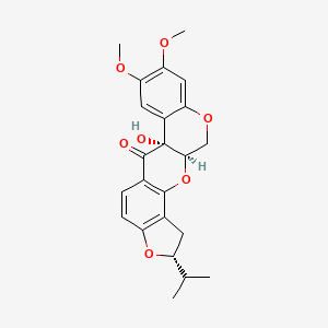 molecular formula C23H24O7 B1206332 DH-6-OH-rotenone CAS No. 95463-62-0