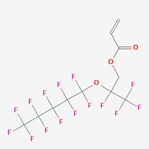 molecular formula C11H5F15O3 B12063336 1H,1H-Perfluoro(2-methyl-3-oxaoctyl) acrylate 