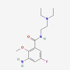 5-Amino-N-(2-(diethylamino)ethyl)-5-fluoro-2-methoxybenzamide