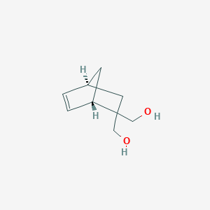 molecular formula C9H14O2 B12063344 [(1S,4S)-2-(hydroxymethyl)-2-bicyclo[2.2.1]hept-5-enyl]methanol 