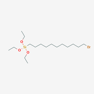 molecular formula C17H37BrO3Si B12063372 11-Bromoundecyltriethoxysilane 