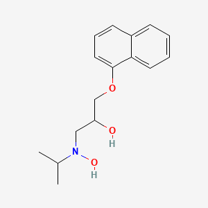 molecular formula C16H21NO3 B1206339 N-Hydroxypropranolol CAS No. 84418-31-5
