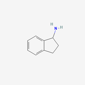 molecular formula C9H11N B1206342 1-Aminoindan CAS No. 34698-41-4