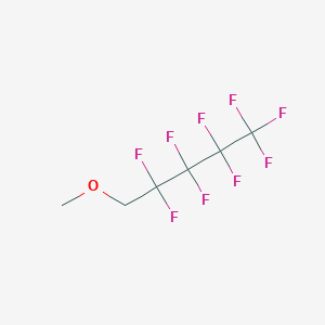 molecular formula C6H5F9O B12063429 Methyl 1H,1H-nonafluoropentyl ether 