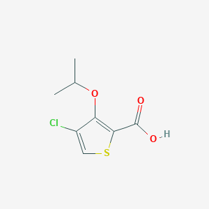 molecular formula C8H9ClO3S B12063477 4-Chloro-3-isopropoxythiophene-2-carboxylic acid 