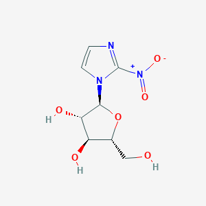 molecular formula C8H11N3O6 B120635 阿佐霉素阿拉伯糖苷 CAS No. 83416-40-4