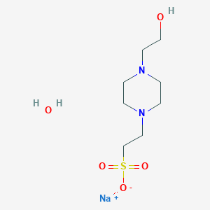 molecular formula C8H19N2NaO5S B12063507 Sodium HEPES; WAS-14 