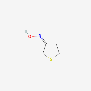 molecular formula C4H7NOS B12063591 Tetrahydrothiophen-3-oneoxime 