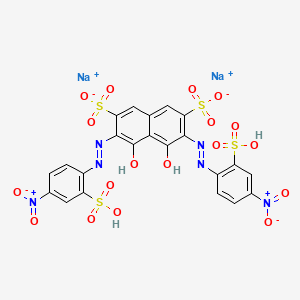 molecular formula C22H12N6Na2O18S4 B12063594 Nitrosulfonazo iii,indicator grade 